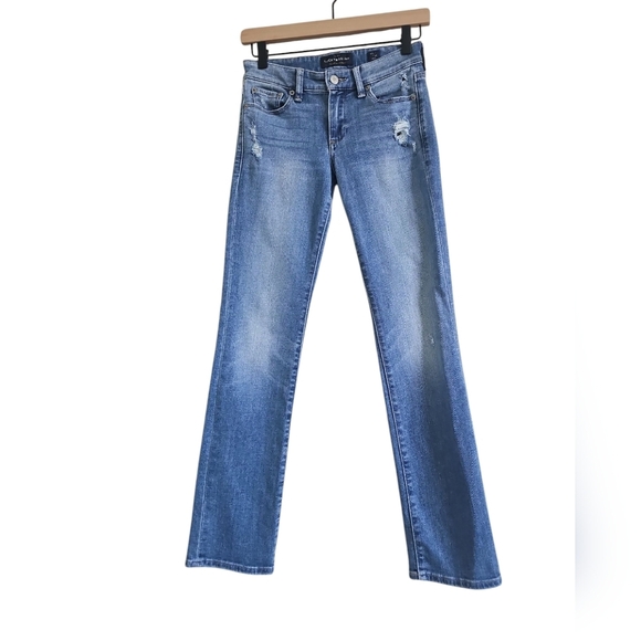 LUCKY BRAND SWEET STRAIGHT DISTRESSED JEANS - Picture 1 of 9